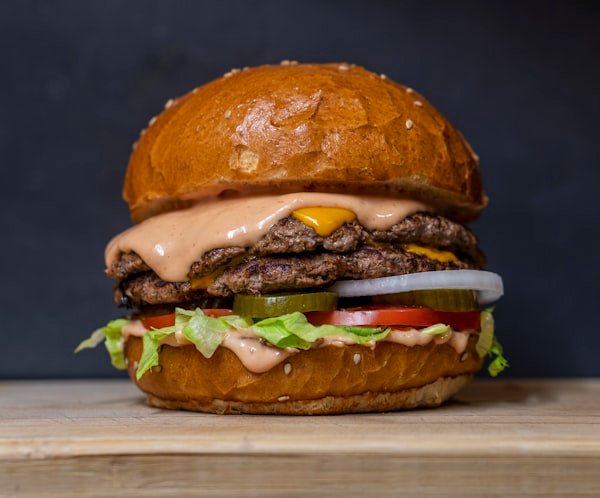 Golden Glaze Burger
